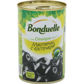 Маслины «Bonduelle» с косточкой, 300 г.