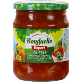 Лечо «Bonduelle» отборный перец в густом томатном соусе, 520 г.
