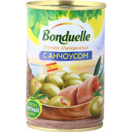 Оливки «Bonduelle» с анчоусом, 300 г.