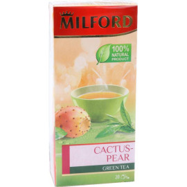 Чай зеленый «Milford» ягода опунции, 20 пакетиков.