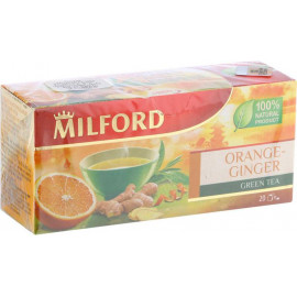 Чай фруктовый «Milford»апельсин, имбирь, 20 пакетиков.