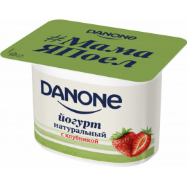 Йогурт «Danone» с клубникой 2.9%, 110 г.
