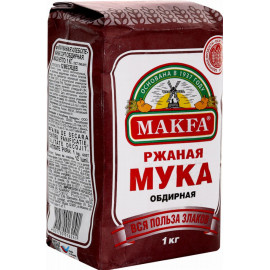 Мука ржаная «Makfa» хлебопекарная, 1 кг.