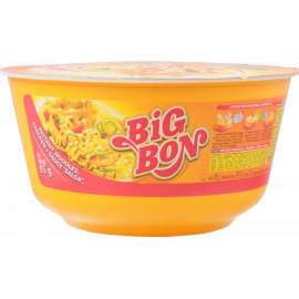 Лапша «Big Bon» курица + соус сальса 85 г.
