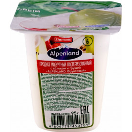 Продукт йогуртный «Аlpenland. Лесные ягоды, яблоко-груша» 0.3%, 95 г.