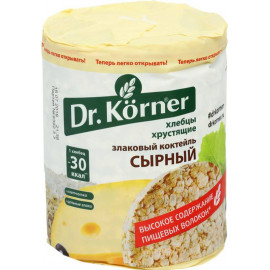 Хлебцы «Dr.Korner» злаковый коктейль сырный, 100 г.