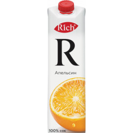 Сок «Rich» апельсиновый, 1 л.