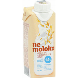Напиток «Ne moloko» овсяный, классический лайт, 1.5%, 250 мл.