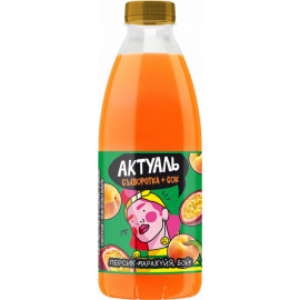 Напиток сывороточный «Актуаль» с соками персика и маракуйи, 930 г.