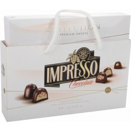 Подарочный набор шоколадных конфет «Impresso Premium» белый, 424 г.
