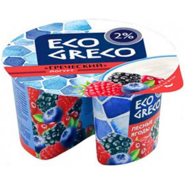 Eco Greco  Йогурт греческий Лесная ягода 0.02 130 г. 4810223022453