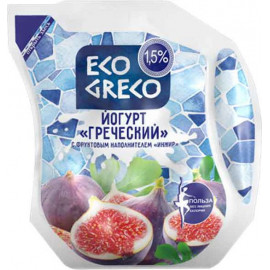 Eco Greco Йогурт греческий с фруктовым наполнителем Инжир  0.015 500 г. 4810223023894