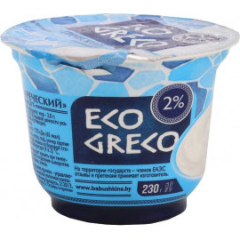 Йогурт «Греческий» 2%, 230 г.