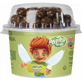 Йогурт для детей «Ванильный пломбир» с драже, 2.5%, 108 г.