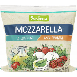 Сыр «Моцарелла» мягкий, 45 %, 150 г.
