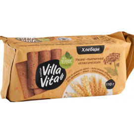 Хлебцы ржано-пшеничные «Villa Vita» классические, 110 г.
