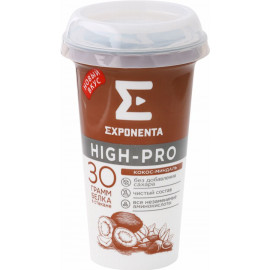 Напиток кисломолочный «Exponenta High-Pro» кокос-миндаль, 250 г.