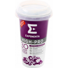 Напиток кисломолочный «Exponenta High-Pro» черника-земляника, 250 г.