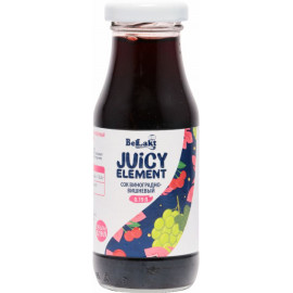 Сок «Juicy element» виноградно-вишневый, восстановленный, 0.19 л.