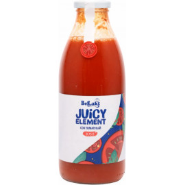Сок «Juicy element» томатный с мякотью и солью, 0.75 л.