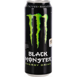 Напиток энергетический «Black monster» газированный, 0.449 л.