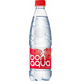 Вода питьевая, газированная «Bonaqua» малина, 0.5 л.