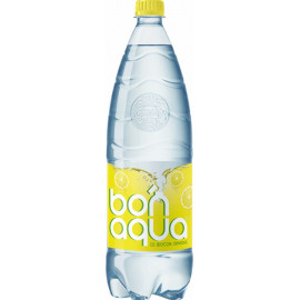 Вода питьевая, газированная «Bonaqua» лимон, 1.5 л.