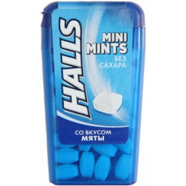 Конфеты «Halls Mini Mints» со вкусом мяты, 12.5 г.