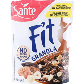 Хлопья «Sante Granola Fit» с орехами и какао, 300 г.