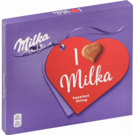 Конфеты шоколадные «Milka» с ореховой начинкой, 110 г.