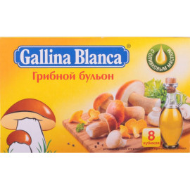 Бульон «Gallina Blanca» грибной 8х10 г.
