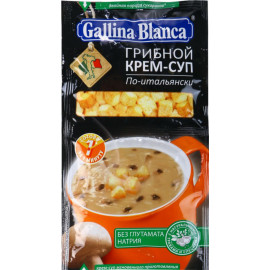 Крем-суп 2 в 1 «Gallina Blanca» грибной по-Итальянски, 23 г.