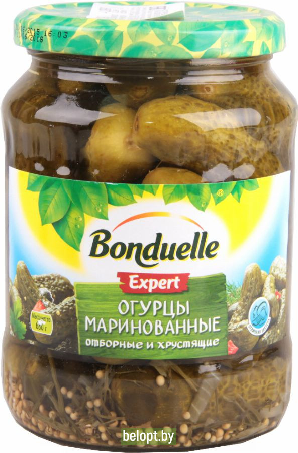 Огурцы «Bonduelle» маринованные 680 г.