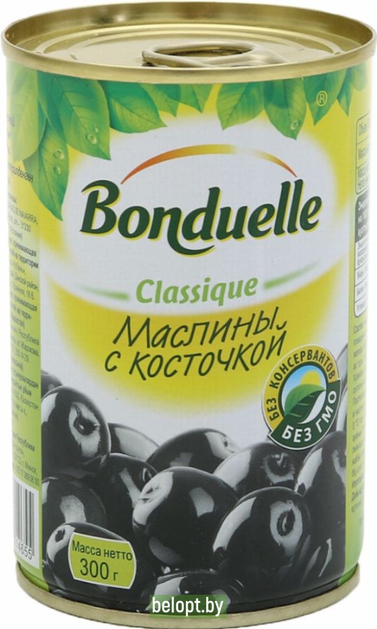 Маслины «Bonduelle» с косточкой, 300 г.