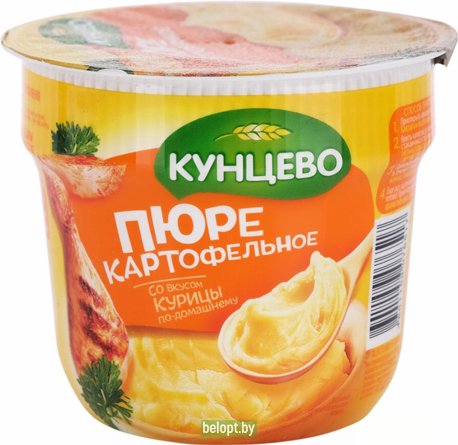 Пюре картофельное «Кунцево» со вкусом курицы по-домашнему, 40 г