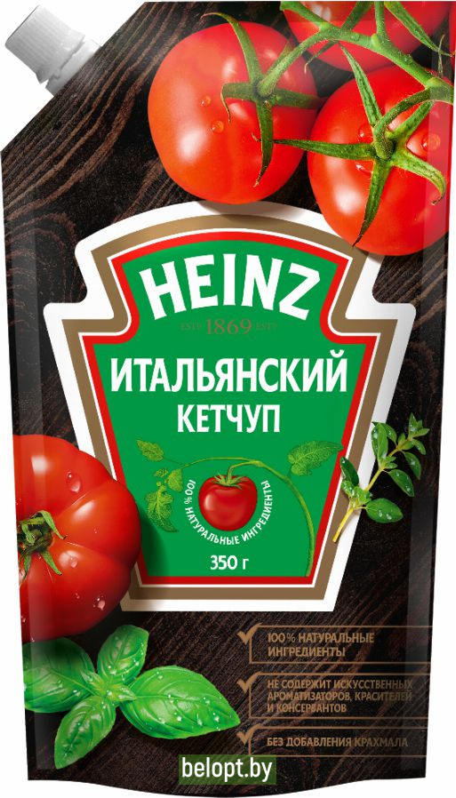 Кетчуп «Heinz» Итальянский, 350 г.