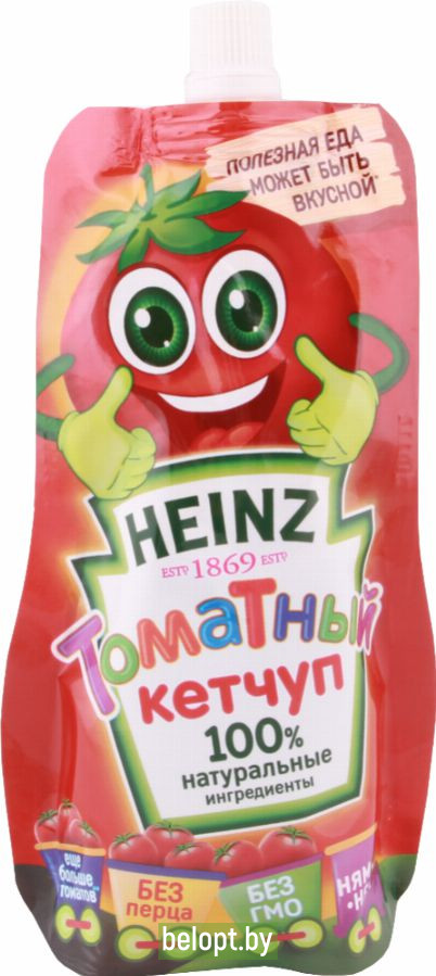 Кетчуп «Heinz» томатный НЯМ-НЯМ, 230 г.