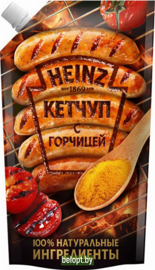 Кетчуп «Heinz» с горчицей, 350 г.