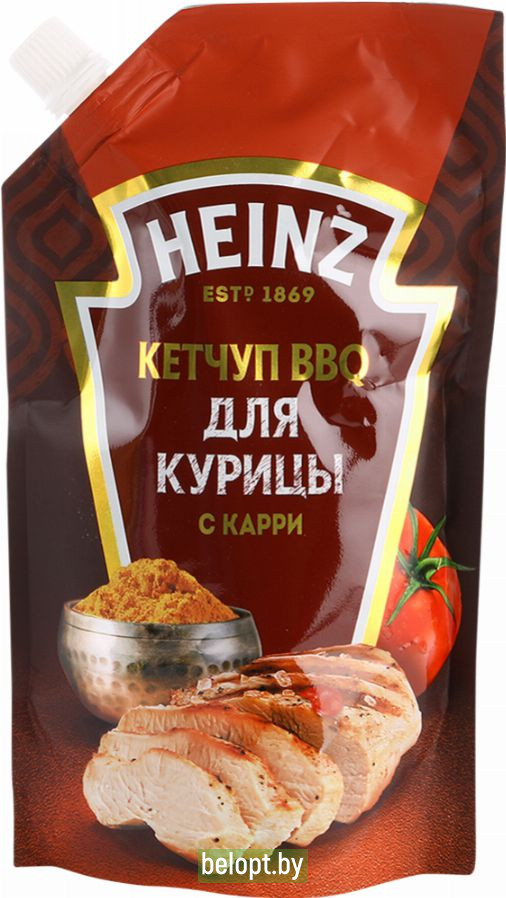 Кетчуп «Heinz» для куриццы, с карри, 350 г.