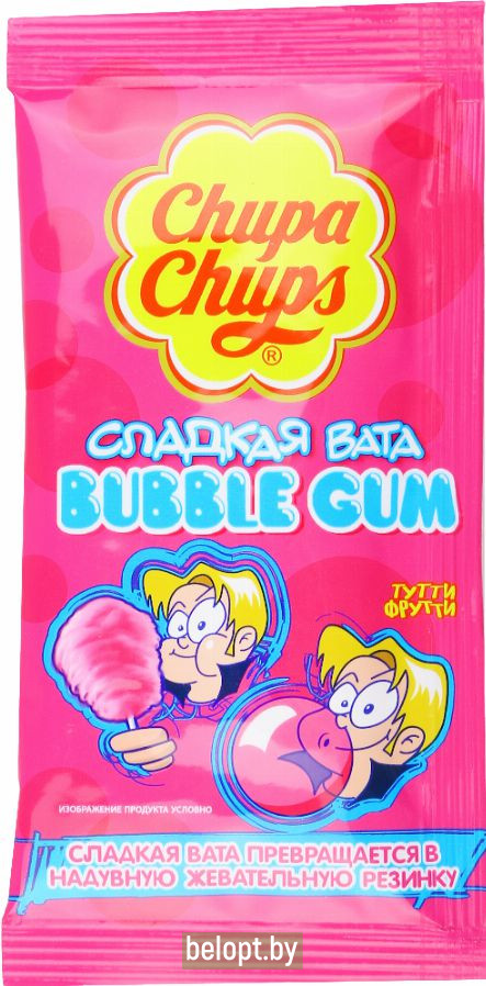 Жевательная резинка «Chupa Chups» со вкусом Тутти-фрутти, 11 г.