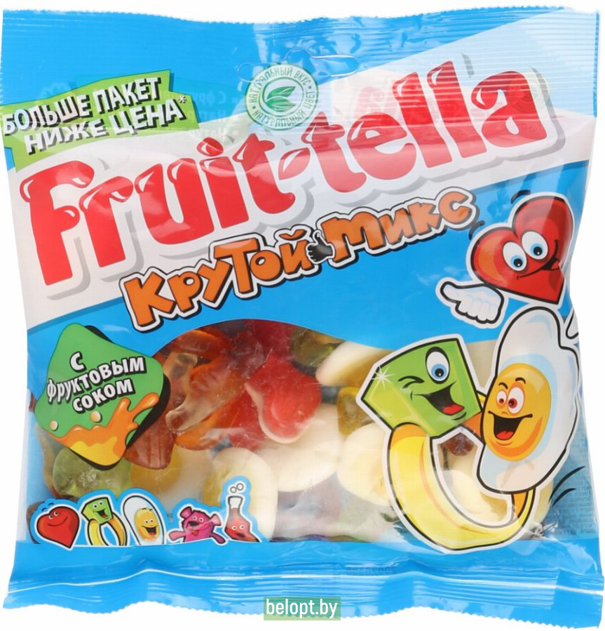 Жевательный мармелад «Fruittella» крутой микс, 150 г.