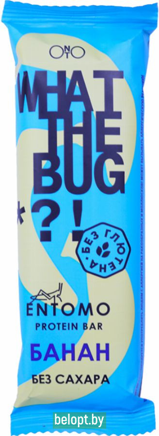 Батончик «WhatTheBug» банан, 50 г