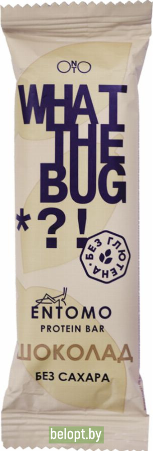 Батончик «WhatTheBug» шоколад, 50 г