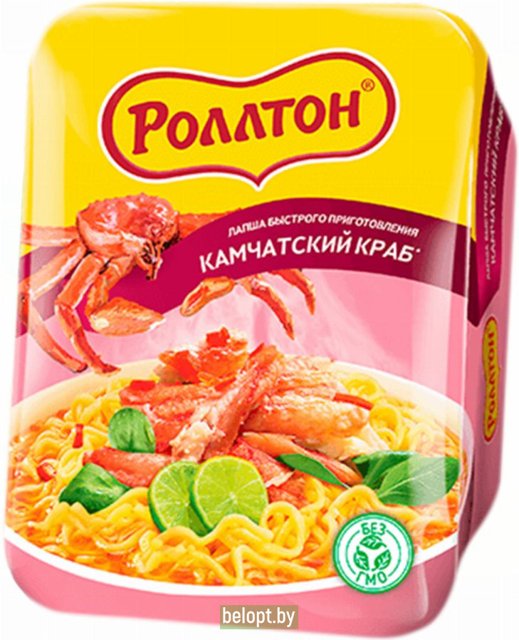 Лапша «Роллтон» камчатский краб, 90 г.