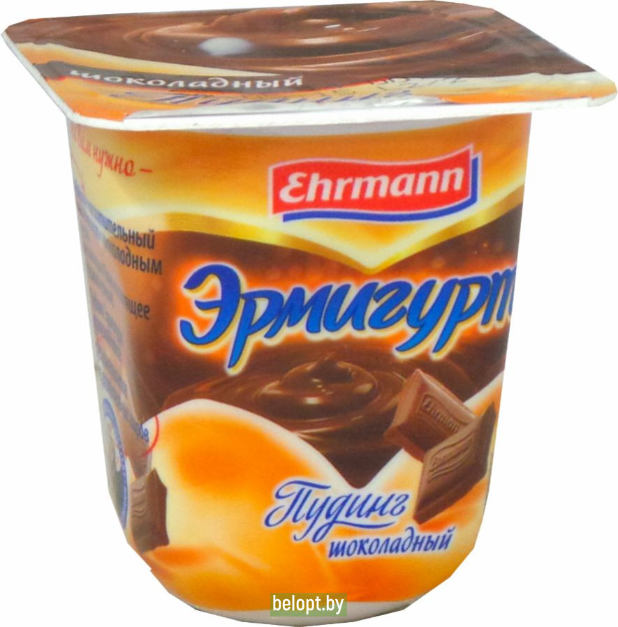 Пудинг ультрапастеризованный «Эрмигурт» шоколадный 3.2%, 100 г.
