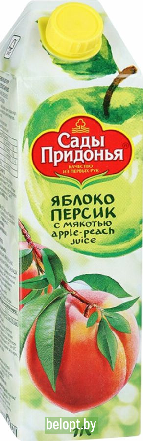 Сок «Сады Придонья» яблочно-персиковый 1 л.