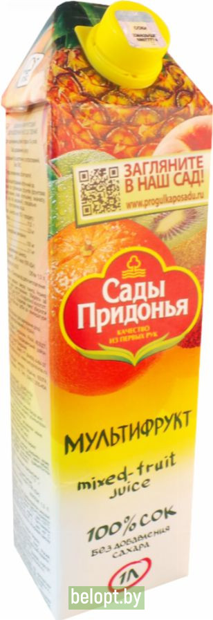 Сок «Сады Придонья» мультифруктовый, 1 л.