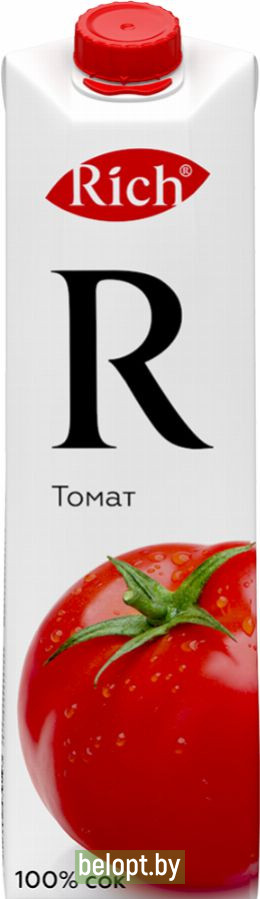 Сок «Rich» томатный с солью 1 л.
