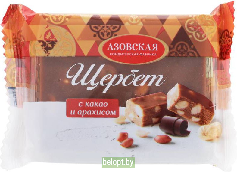 Щербет с какао и арахисом, 200 г.