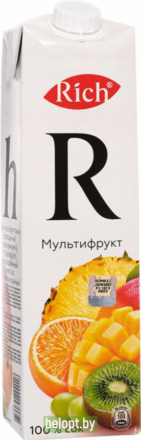 Сок «Rich» мультифрут, 1 л.